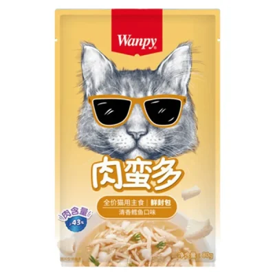 پوچ گربه ونپی با طعم ماهی کاد – 80 گرم