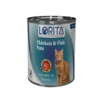کنسرو پته گربه لوریتا با طعم مرغ و ماهی – 400 گرم