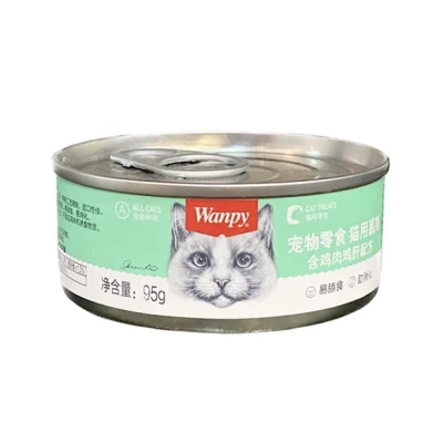 کنسرو گربه بالغ ونپی با طعم مرغ و جگر – 95 گرم