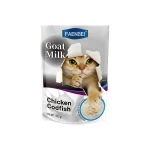 پوچ گربه فنبی با طعم شیر بز، مرغ و ماهی کاد – 85 گرم
